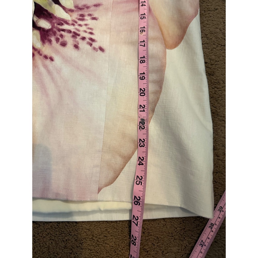Significant Other Rowan Oversized Floral Blazer, Cream & Pink, Sz US6 - Picture 5 of 10
